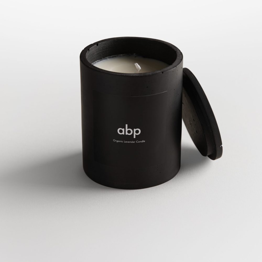 abp candle with lavender scent small 220gr